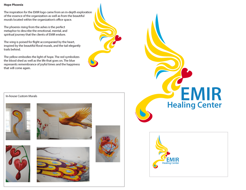 EMIR Healing Center logo brief